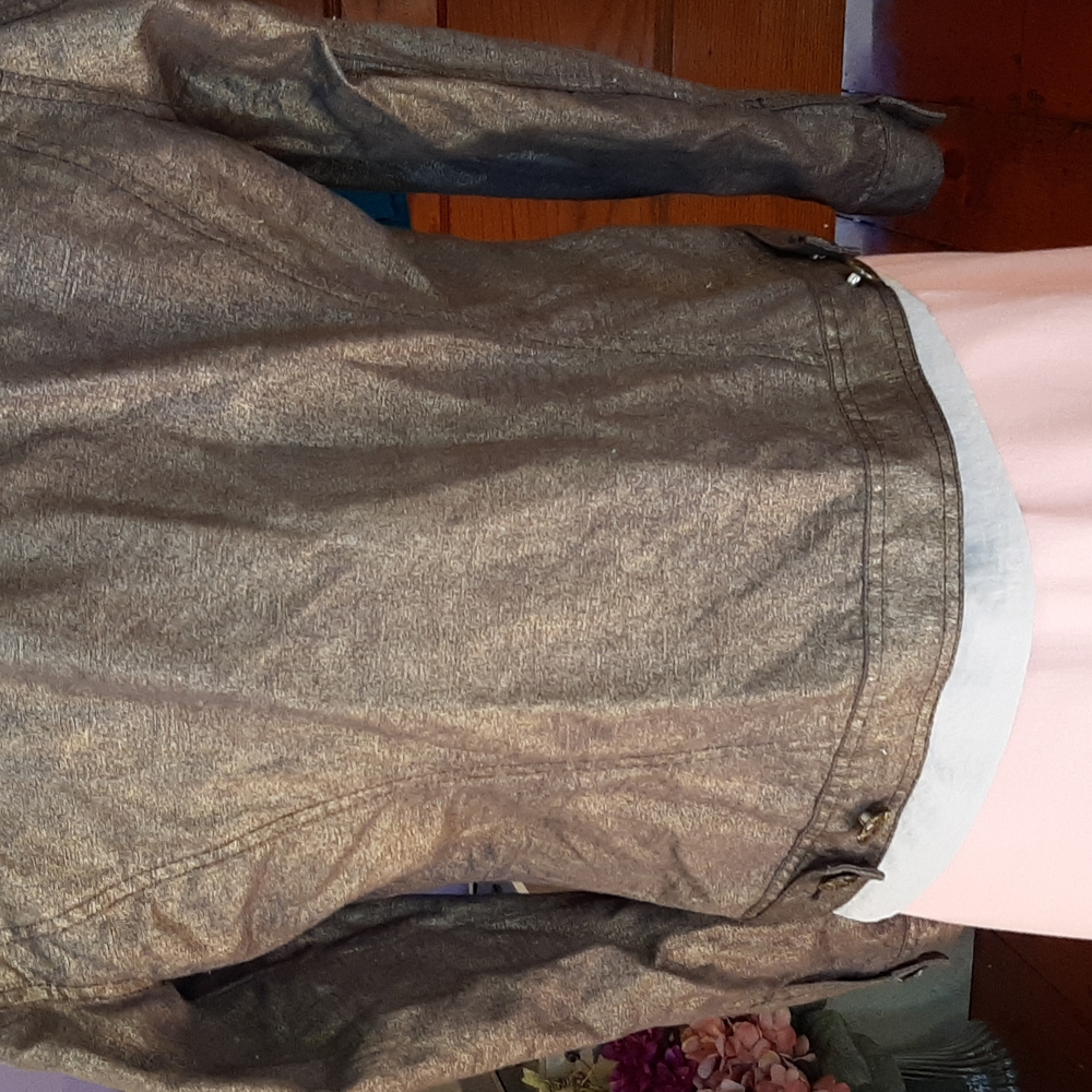 Chicos cotton copper metallic jacket - Picture 3 of 11